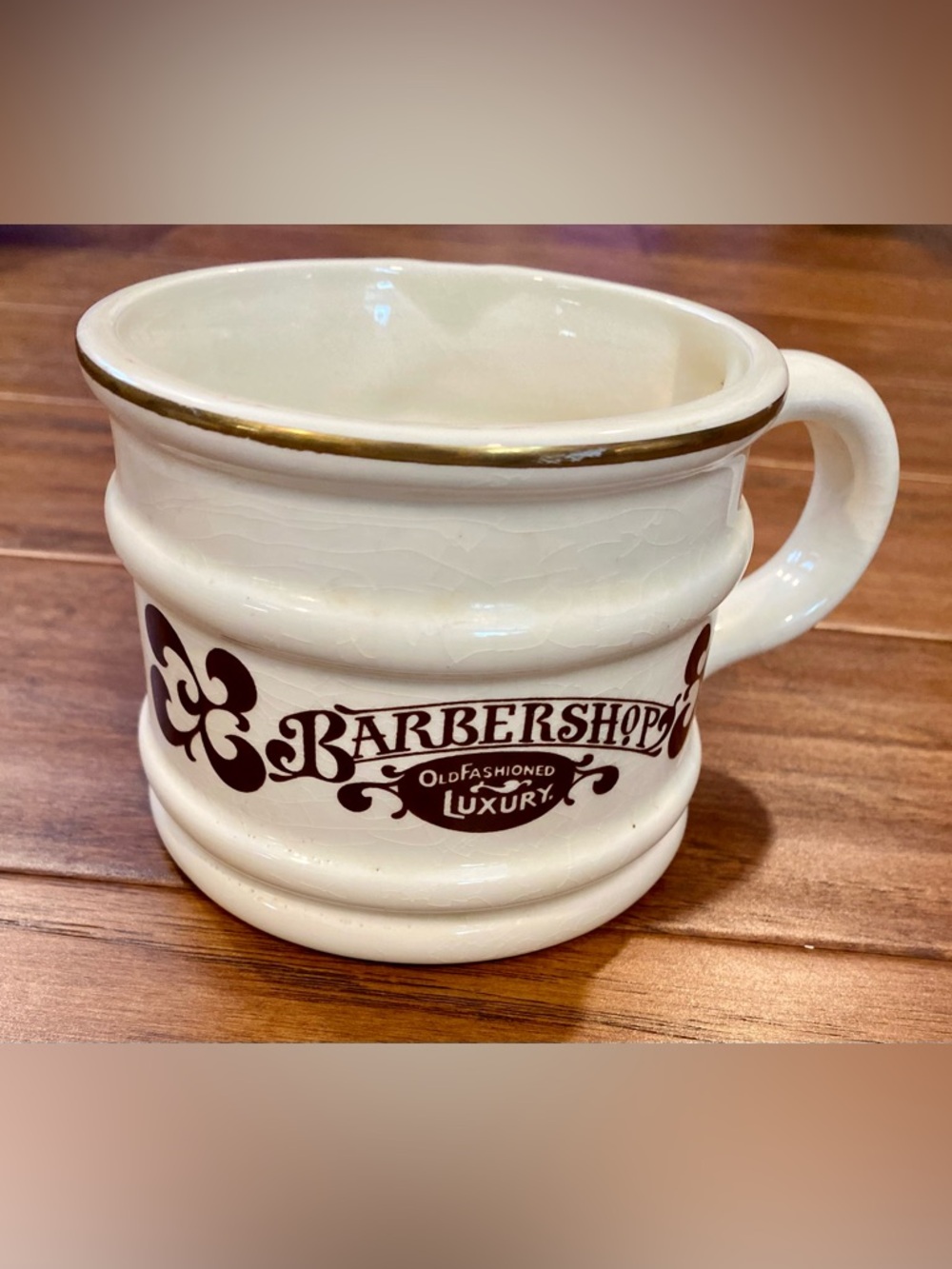 Vintage Franklin Toiletry Co Barbershop Old Fashioned Luxury‎ Mug